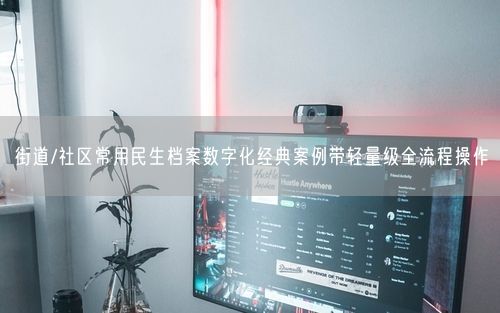 街道/社区常用民生档案数字化经典案例带轻量级全流程操作