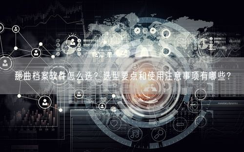 那曲档案软件怎么选？选型要点和使用注意事项有哪些？
