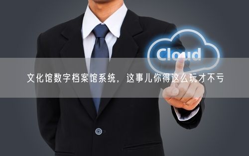 文化馆数字档案馆系统，这事儿你得这么玩才不亏