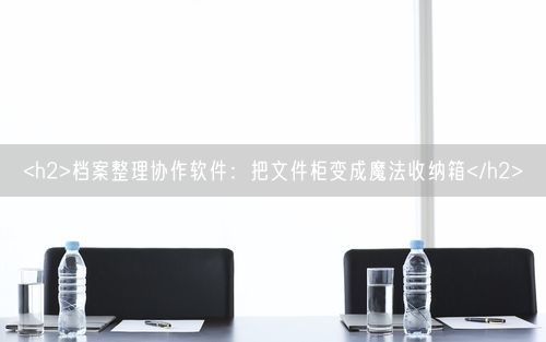<h2>档案整理协作软件：把文件柜变成魔法收纳箱</h2>