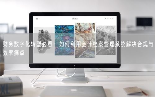 财务数字化转型必看：如何利用会计档案管理系统解决合规与效率痛点